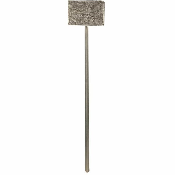Col-Met COLLIER METAL SPECIALTIES Galvanized Steel Sign Holder, 7"W x 5"H x 30"L 7530 - main